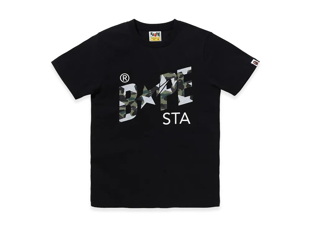 A BATHING APE Women's Bape Sta Tee "Black/Green"