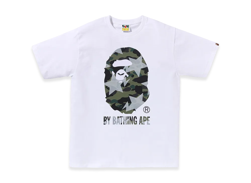 A BATHING APE By Bathing Ape Tee "White/Green"