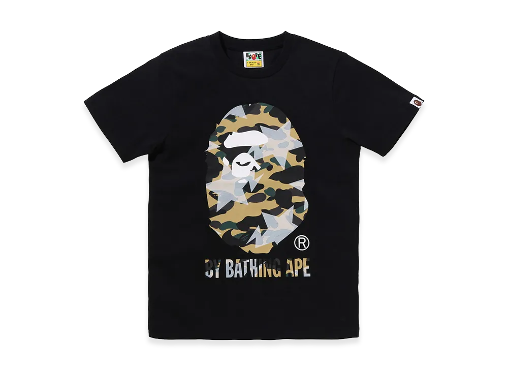 A BATHING APE Women's By Bathing Ape Tee "Black/Yellow"