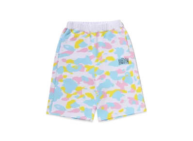 A BATHING APE Women's Sweat Shorts "White"