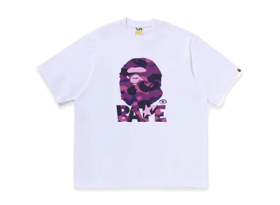 A BATHING APE Ape Head Relaxed Fit Tee "White"