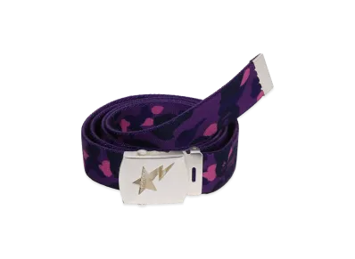 A BATHING APE Sta GI Belt "Purple"