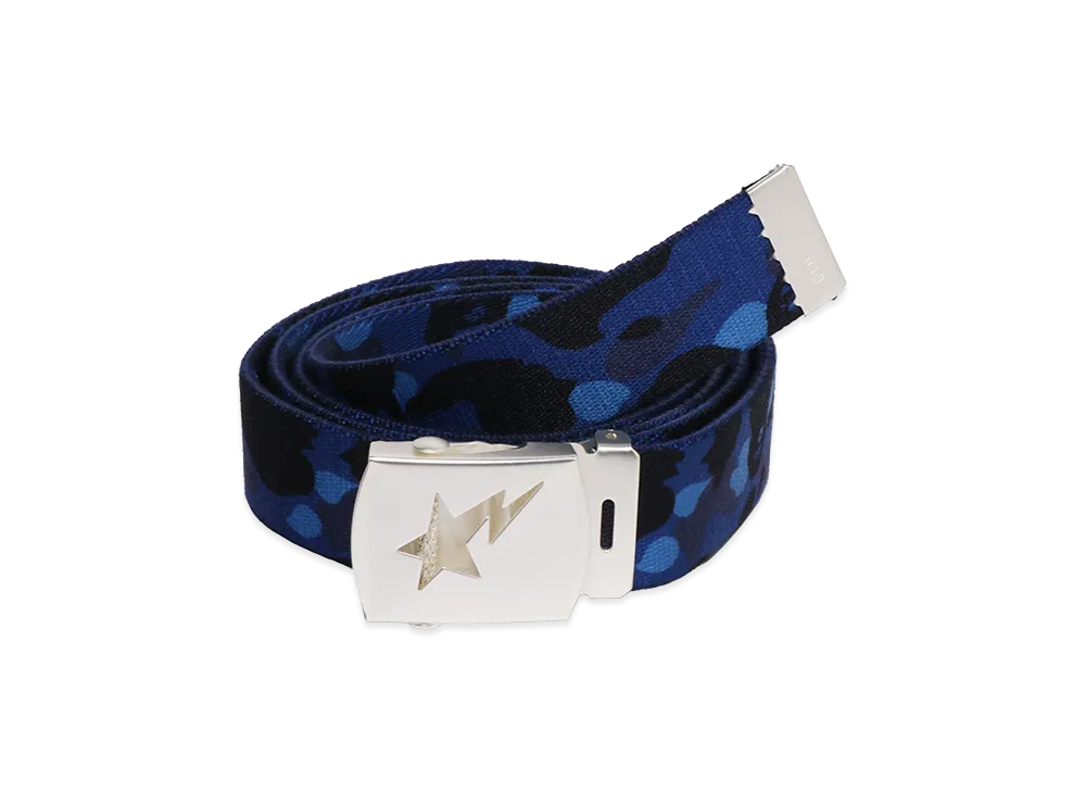 A BATHING APE Sta GI Belt "Navy"