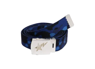 A BATHING APE Sta GI Belt "Navy"