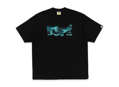 A BATHING APE Bape Logo Relaxed Fit Tee "Black"