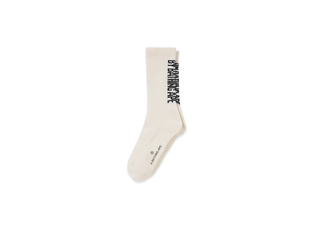 A BATHING APE x COMME des GARCONS By Bathing Ape Socks "White"