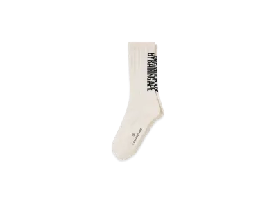 A BATHING APE x COMME des GARCONS By Bathing Ape Socks "White"