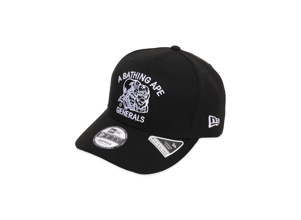 A BATHING APE x NEW ERA Generals 9Fifty Cap "Black"
