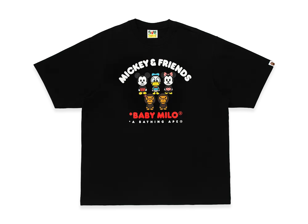 A BATHING APE x Disney Mickey & Friends Baby Milo Relaxed Fit Tee "Black"