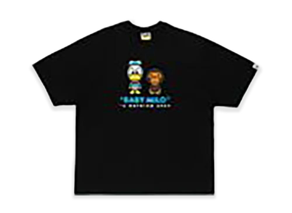 A BATHING APE x Disney Donald Duck Baby Milo Relaxed Fit Tee "Black"