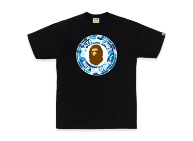 A BATHING APE ABC Camo Busy Works Tee "Black/Blue"