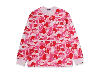 A BATHING APE ABC Camo LS Tee "Pink"