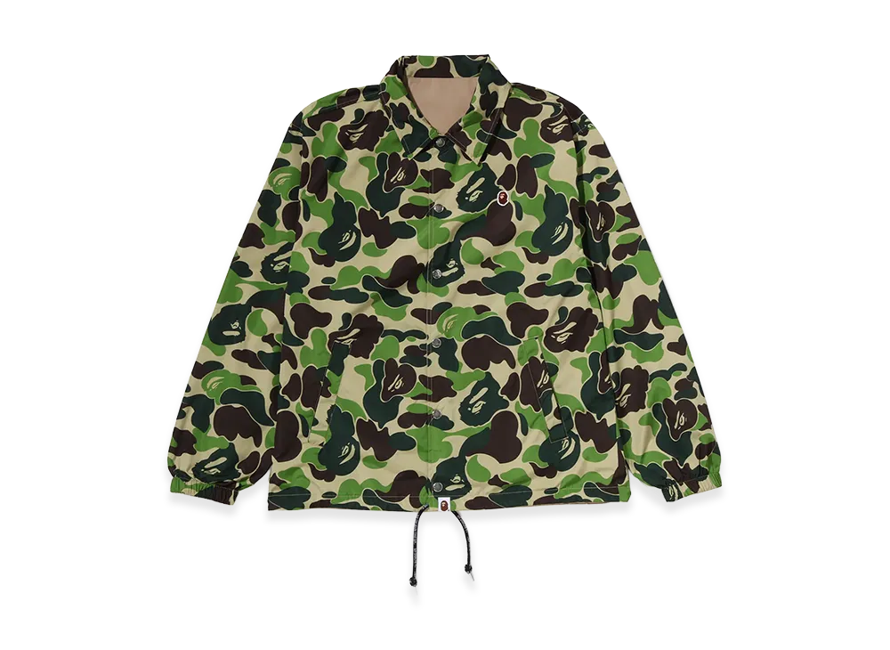 A BATHING APE ABC Camo Revrsible Coach Jacket "Green"