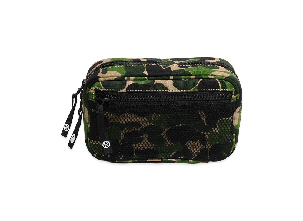 A BATHING APE ABC Camo Gadget Pouch "Green"