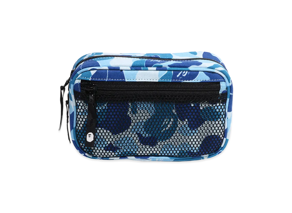 A BATHING APE ABC Camo Gadget Pouch "Blue"