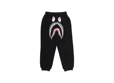 A BATHING APE Kids ABC Camo Pocket Shark Sweat Jogger Pants "Black"