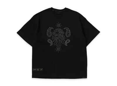 A BATHING APE Bape Black Studded Bape Tee "Black"