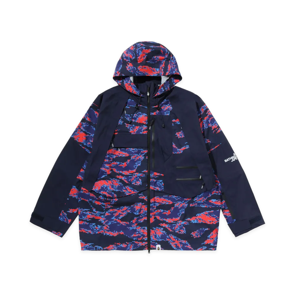 A BATHING APE x KAZUKI KURAISHI 3-Layer Powder Jacket "Purple"