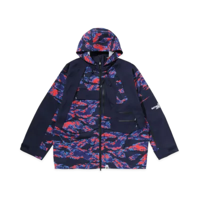 A BATHING APE x KAZUKI KURAISHI 3-Layer Powder Jacket "Purple"