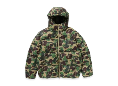 A BATHING APE ABC Camo Down Jacket "Green"