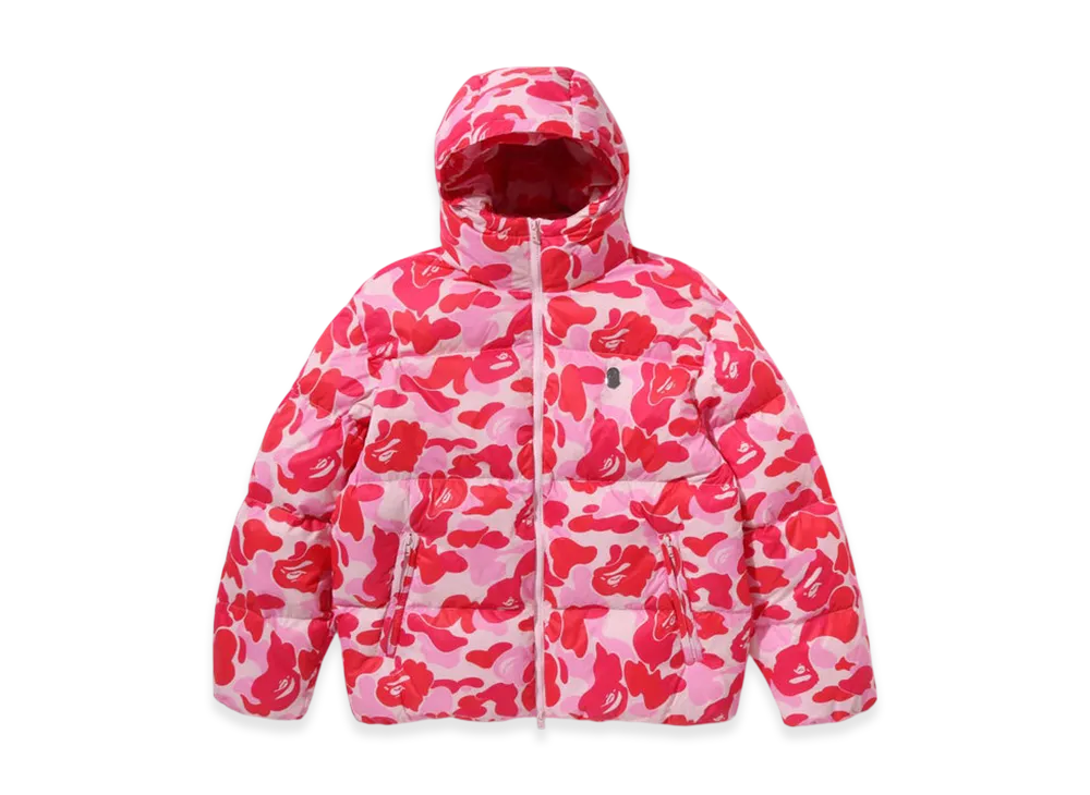 A BATHING APE ABC Camo Down Jacket "Pink"
