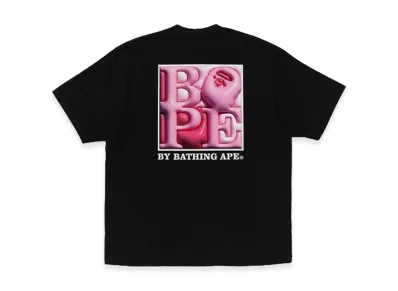 A BATHING APE 3D Art Ape Head Relaxed Fit Tee "Black"