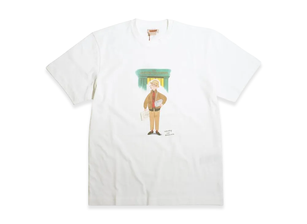 BARACUTA Slowboy Colorman T-Shirt "Off White"