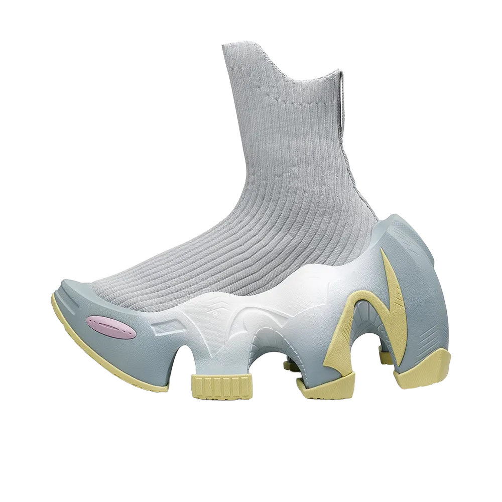 grounds BAT RIB SOCK "Light Gray/Gray Yellow"