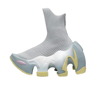 grounds BAT RIB SOCK "Light Gray/Gray Yellow"