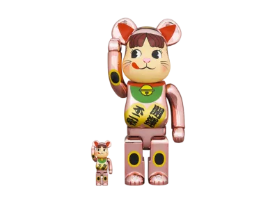 Bearbrick Maneki Neko Peko-chan 100% & 400%