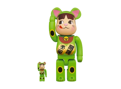 Bearbrick Maneki Neko Peko-chan 100% & 400%