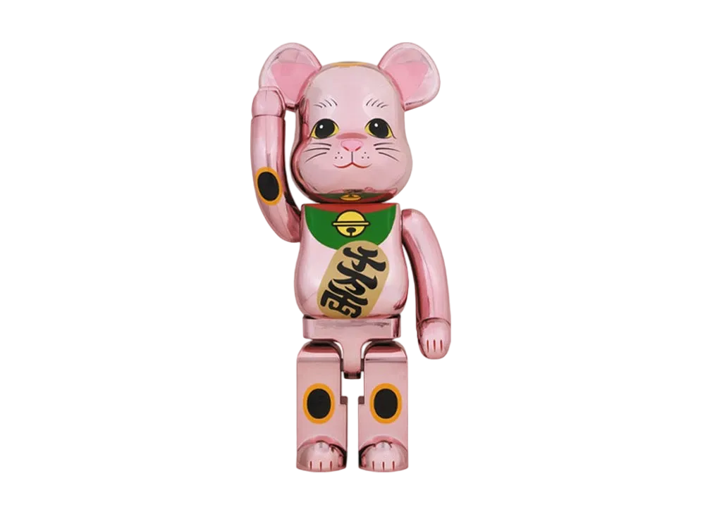 Bearbrick Maneki Neko Gold Plated 1000%