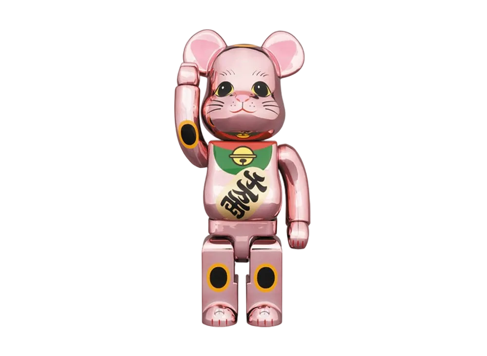 Bearbrick Maneki Neko Gold Plated 400%