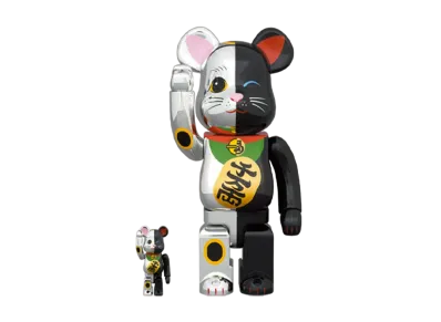 Bearbrick Maneki Neko 100% & 400%