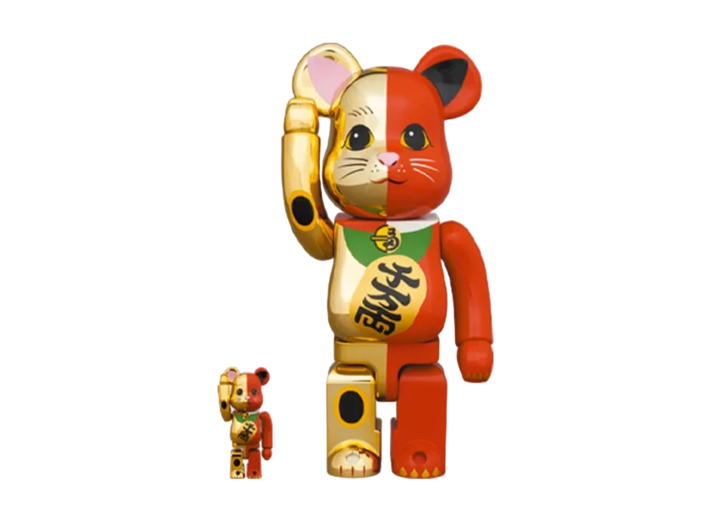 Bearbrick Maneki Neko 100% & 400%