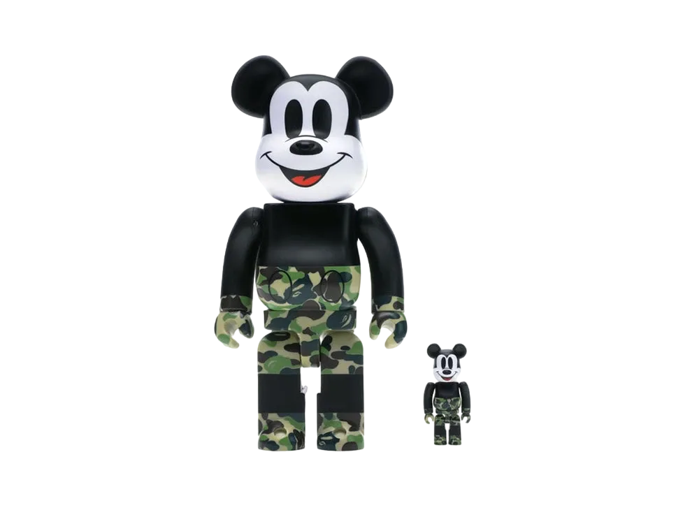 Bearbrick BAPE Mickey Mouse 100% & 400%