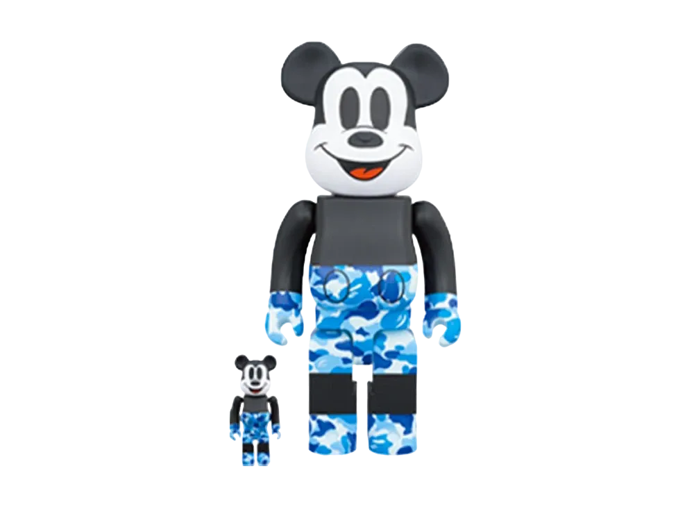 Bearbrick BAPE Mickey Mouse 100% & 400%
