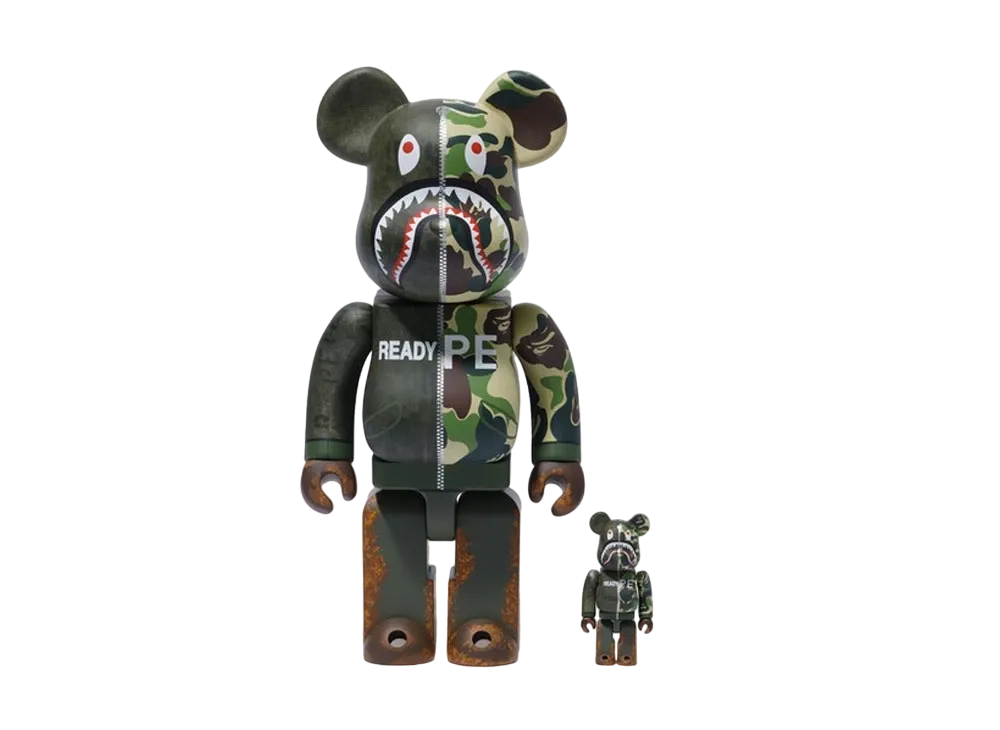 Bearbrick x ReadyMade x A Bathing Ape 100% & 400%
