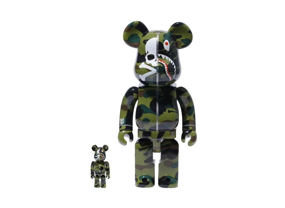 Bearbrick BAPE x Mastermind 100% & 400%