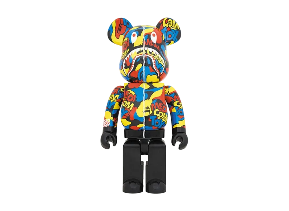 Bearbrick BAPE Camo Shark 1000%
