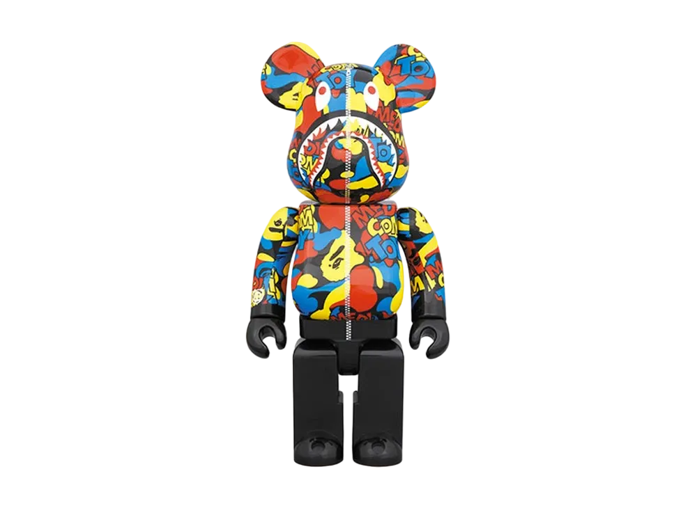 Bearbrick BAPE Camo Shark 400%
