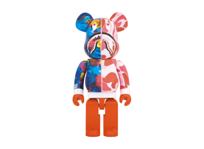 Bearbrick x Bape x Mika Ninagawa Shark 1000%