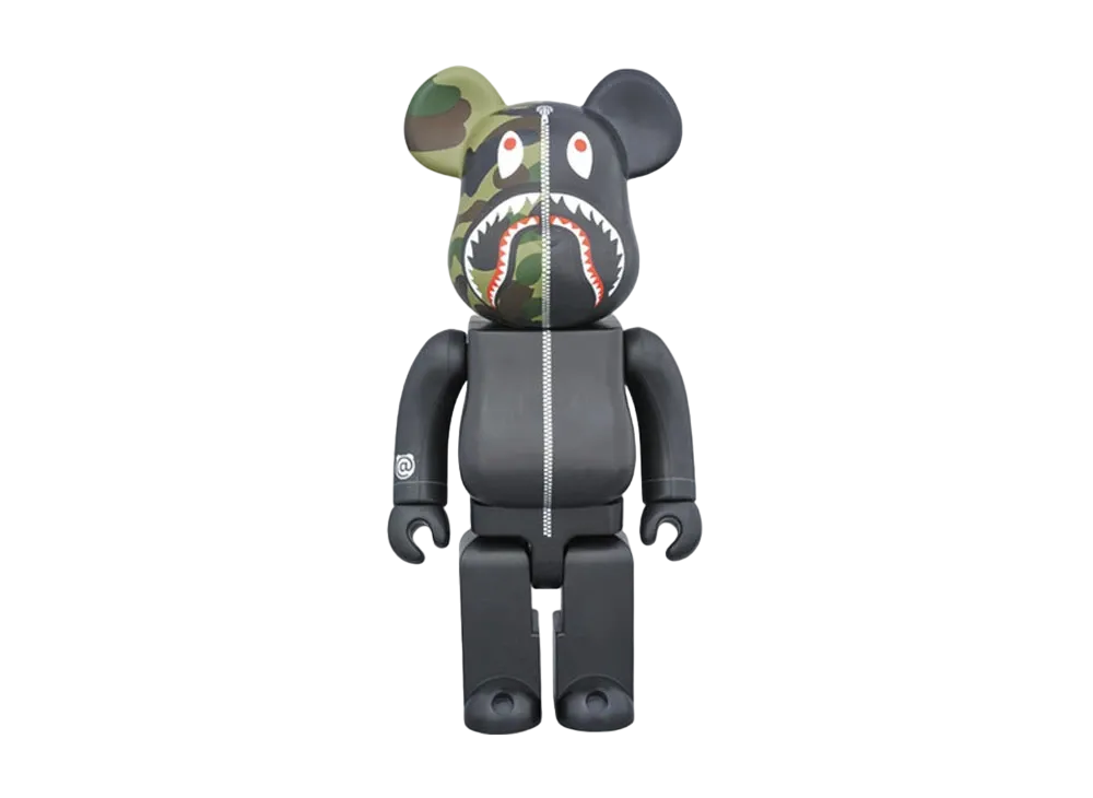 Bearbrick x Bape 1st Camo Shark 1000%