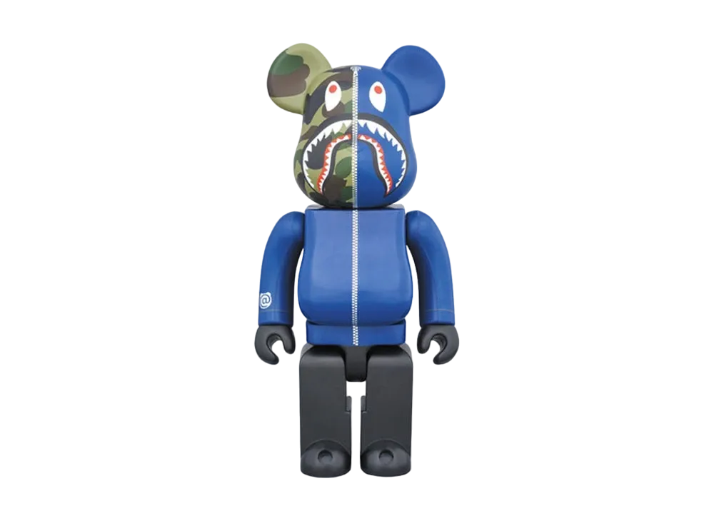 Bearbrick x Bape 1st Camo Shark 1000%