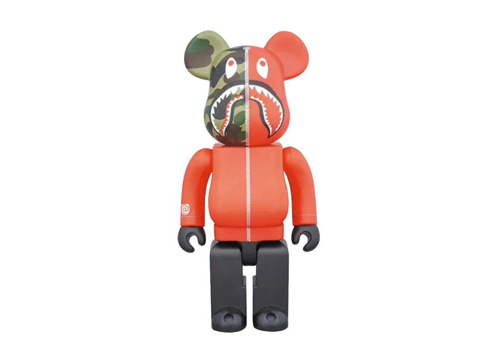 Bearbrick x Bape 1st Camo Shark 1000%