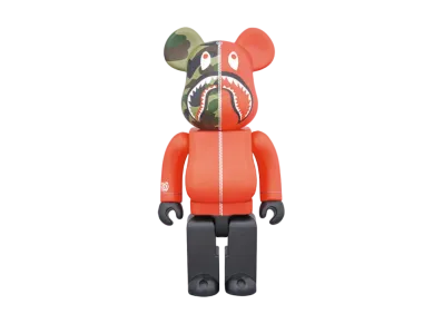 Bearbrick x Bape 1st Camo Shark 1000%