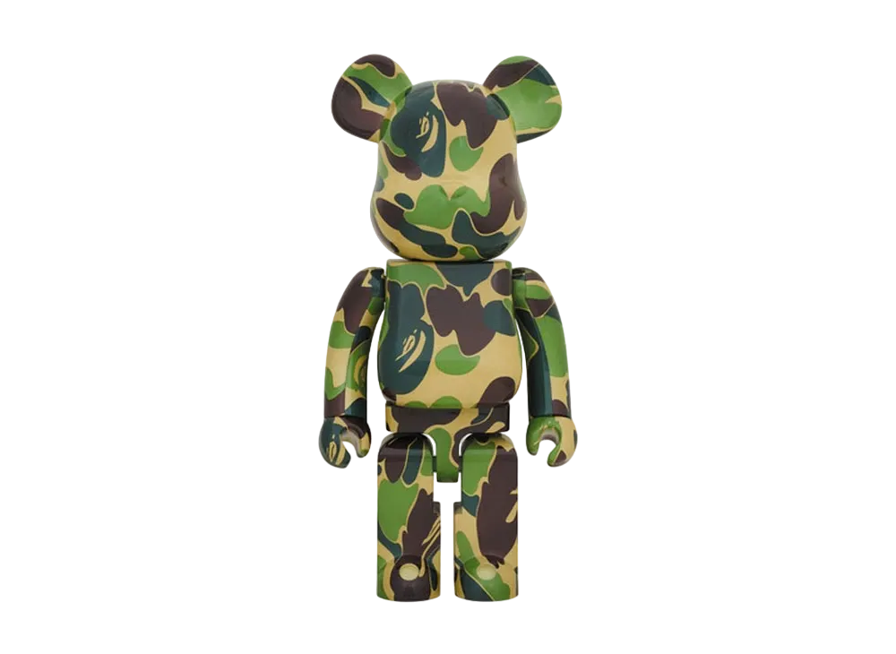 Bearbrick x A Bathing Ape ABC Camo 1000%