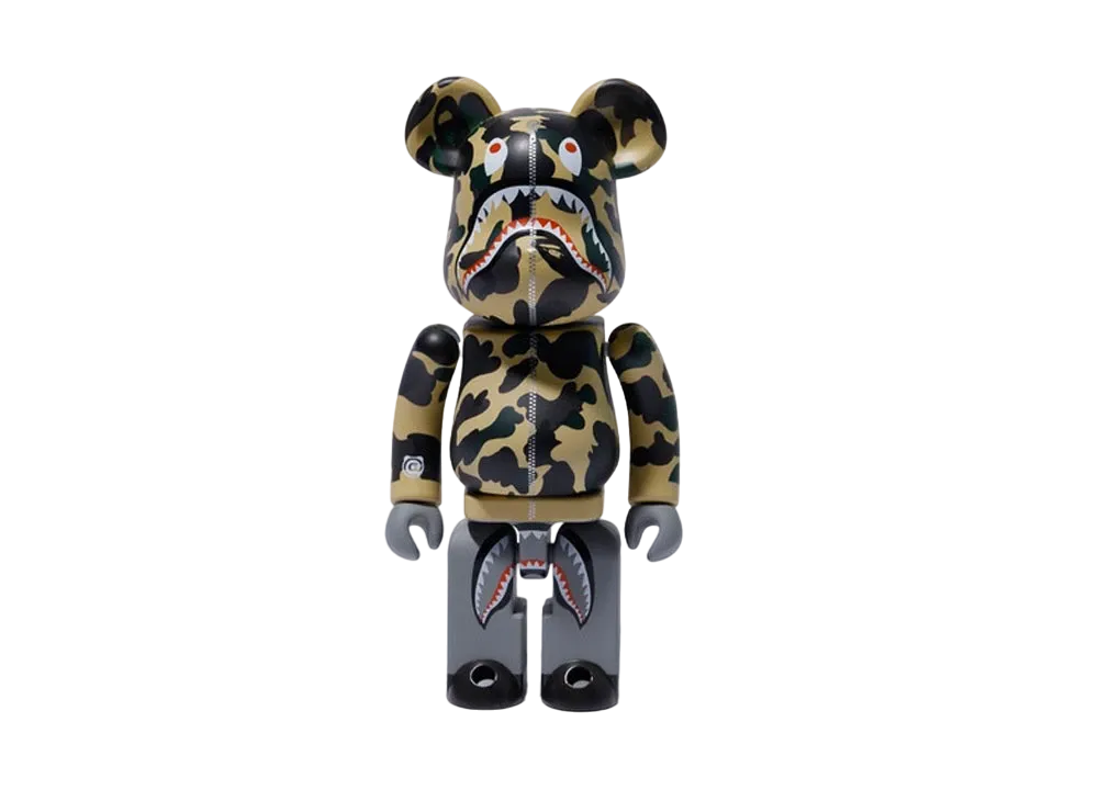 Bearbrick x Medicom 1st Camo Shark Superalloy Chogokin 200%