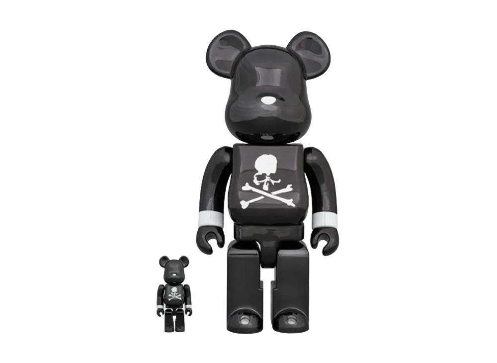 Bearbrick x mastermind Japan Black Chrome Ver. 100% & 400%