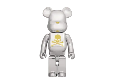 Bearbrick x Mastermind Japan Chrome 1000%